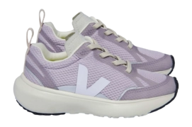 Veja Small Kids Canary Light Alveomesh Parme White
