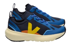 Veja Small Kids Canary Light Alveomesh Nautico Tonic