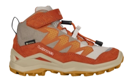 Wanderschuhe Lowa Maddox Pro GTX Mid Vc Jr Kinder Dune/Flame