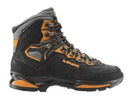 Wanderschuhe Lowa Camino Evo GTX Herren Black/Orange 25