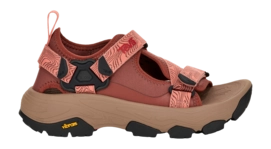 Teva Women Grandview Max Sandal Mahogany Blooming Dahlia