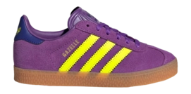 adidas Kids Gazelle Active Purple / Solar Yellow / Collegiate Purple