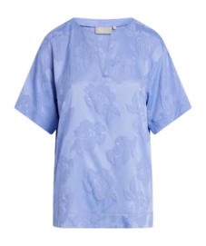 Pyjamashirt Essenza Lily Charley Damen Lavendelblau
