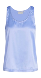 Pyjamashirt Essenza Women Shelby satin Uni Lavendelblauw