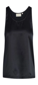 Pyjamashirt Essenza Women Shelby satin Uni Antraciet