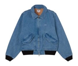 Jacket Obey Men Denim CWU Light Indigo