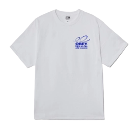 T-Shirt Obey Men Bizzare New Visions White