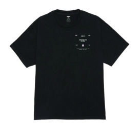 T-Shirt Obey Men Around The Globe Pigment True Vintage Black 25
