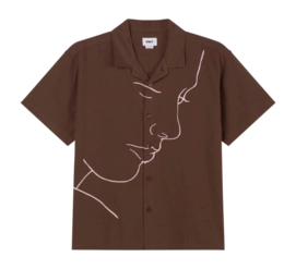 Shirt Obey Men Frances Woven Dark Java Multi