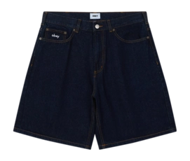 Short Obey Men Bigwig Baggy Denim Rinse Indigo
