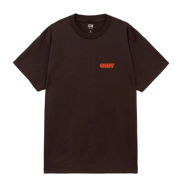 T-Shirt Obey Men Star Java Brown