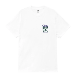 T-Shirt Obey Men Stop Worry Now White