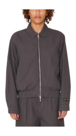 Jacket Obey Women Thursday Plaid Charcoal Multi