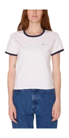 T-Shirt Obey Women Tyler Ringer SS White