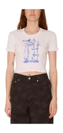 T-Shirt Obey Women Catalogue White