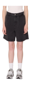 Short Obey Femme Eli II Denim Pleated Black Ash