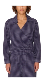 Shirt Obey Women Circa Wrap Blue Multi