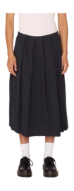 Skirt Obey Women Madeline Pleated Dark Navy Multi