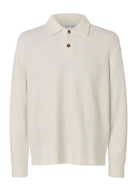 Poloshirt Samsoe Samsoe Herren Sanino Clear Cream