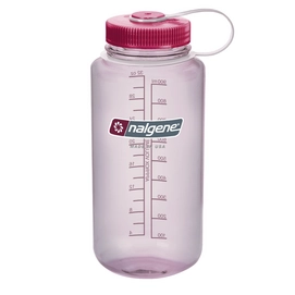 Water Bottle Nalgene WM Loop Top Clear Pink 1L