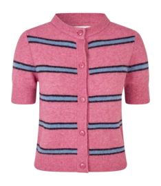 Cardigan Samsoe Samsoe Damen Sanoura SS Rose Wine St