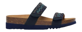 Tongs Scholl Women Zafirah Navy Blue Multi