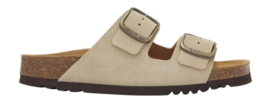 Tongs Scholl Femme Josephine Suede Sa Beige