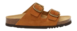 Tongs Scholl Women Josephine Suede Sa Cognac