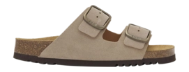 Tongs Scholl Women Josephine Suede Sa Dark Beige
