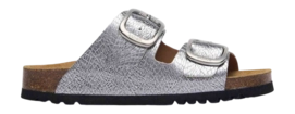 Tongs Scholl Femmes Noelle Synthetic Reptile Silver