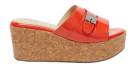 Sandales à Talon Scholl Women Janelle Patent Leather Coral