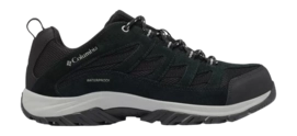 Wanderschuhe Columbia Crestwood Waterproof Herren Black Columbia Grey