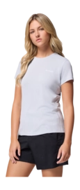 T-Shirt Columbia Women Zero Rules Light SS Crew Cirrus Grey