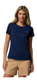 T-Shirt Columbia Femme Zero Rules Light SS Crew Collegiate Navy