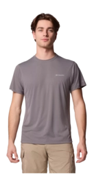 T-Shirt Columbia Men Zero Rules Light SS Crew City Grey