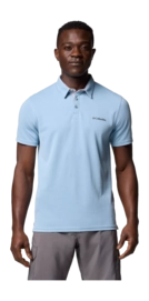 Polo Columbia Men Nelson Point Polo Ripple Blue