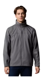 Regenjas Columbia Men Glennaker Lake II Rain Jacket Black City Grey