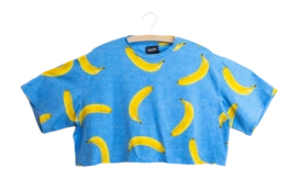 Crop Top SNURK Women Banana Blue