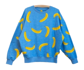 Sweater SNURK Unisex Banana Blue Relaxed