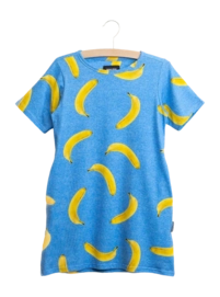 T-Shirt Dress SNURK Kids Banana Blue