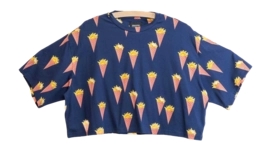 Crop Top SNURK Women Fries Navy
