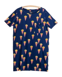 T-Shirt Dress SNURK Women Fries Navy