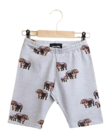 Bikershorts Snurk Hippos Kinder Grau