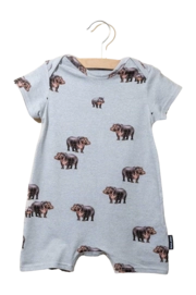 Playsuit SNURK Hippos Babys Grau