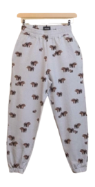 Hose SNURK Hippos Relaxed Unisex Grau