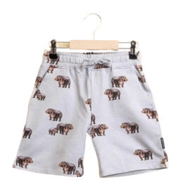 Shorts SNURK Hippos Kinder Grau