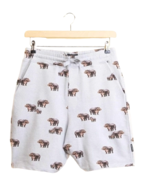 Shorts SNURK Hippos Herren Grau