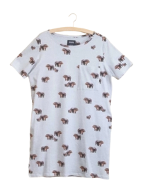 T-Shirt Dress SNURK Women Hippos