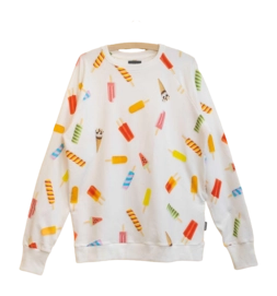 Sweatshirt SNURK Popsicles Herren Weiß