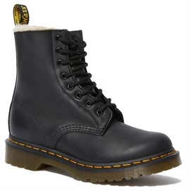 Boots Dr. Martens Women 1460 Serena Black Burnished Wyoming-Taille 37